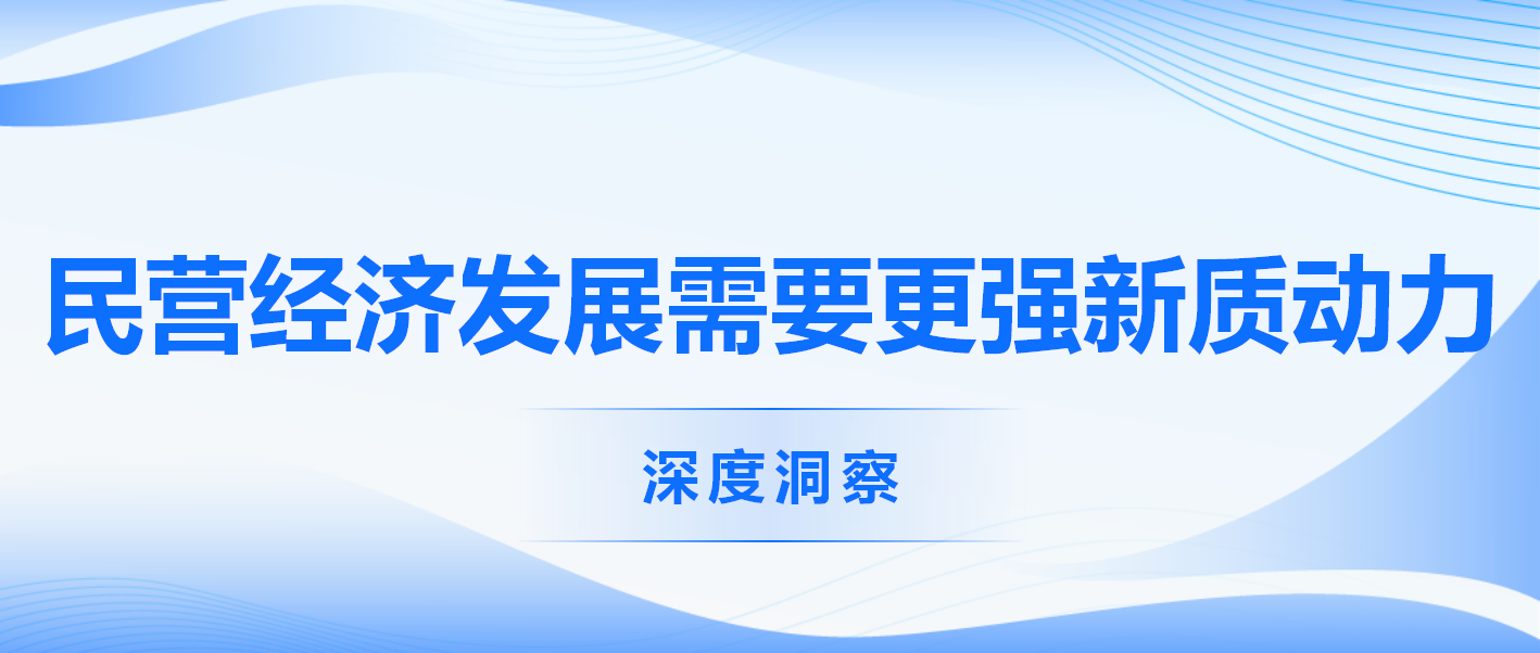民营经济发展需要更强新质动力